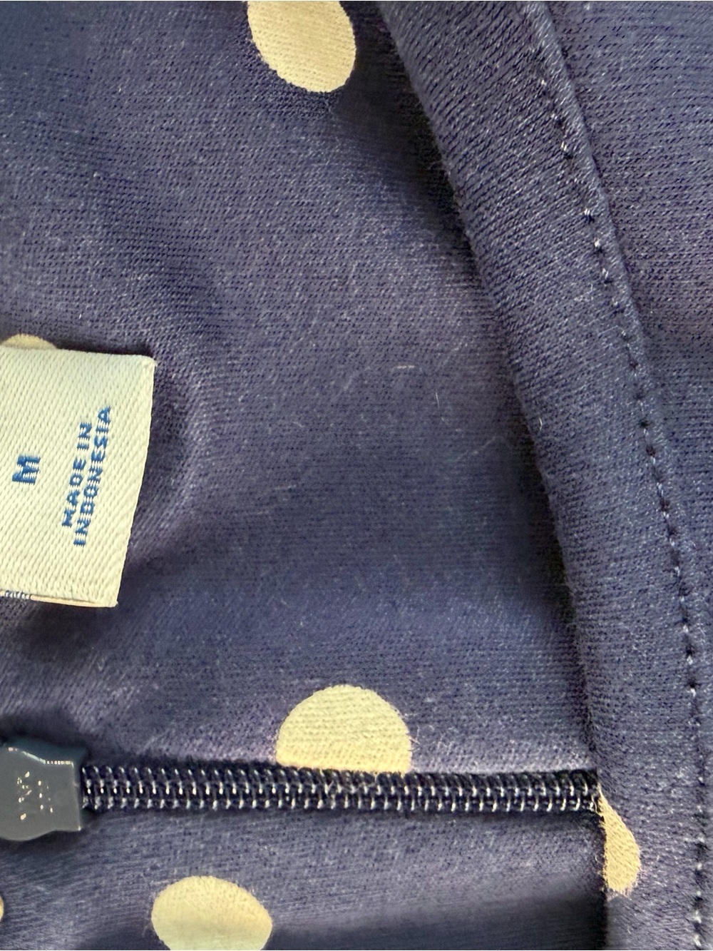 Old Navy Navy Dress with White Polka Dots - Picture 11 of 12